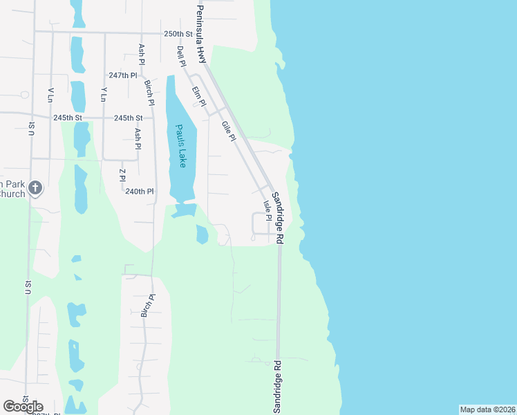 map of restaurants, bars, coffee shops, grocery stores, and more near 3304 240th Place in Ocean Park