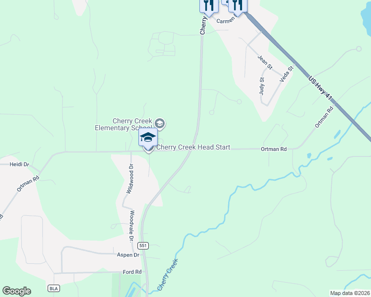 map of restaurants, bars, coffee shops, grocery stores, and more near 1173-1193 County Road Be in Harvey