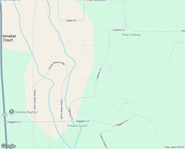 map of restaurants, bars, coffee shops, grocery stores, and more near 3307 Lupine Lane in Stevensville