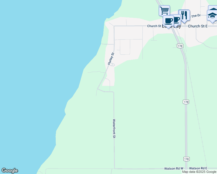 map of restaurants, bars, coffee shops, grocery stores, and more near 119 Margaret Street in Echo Bay