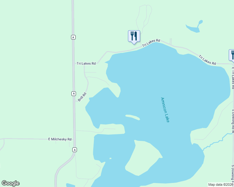 map of restaurants, bars, coffee shops, grocery stores, and more near 4507 East Copenhaugen Road in Superior