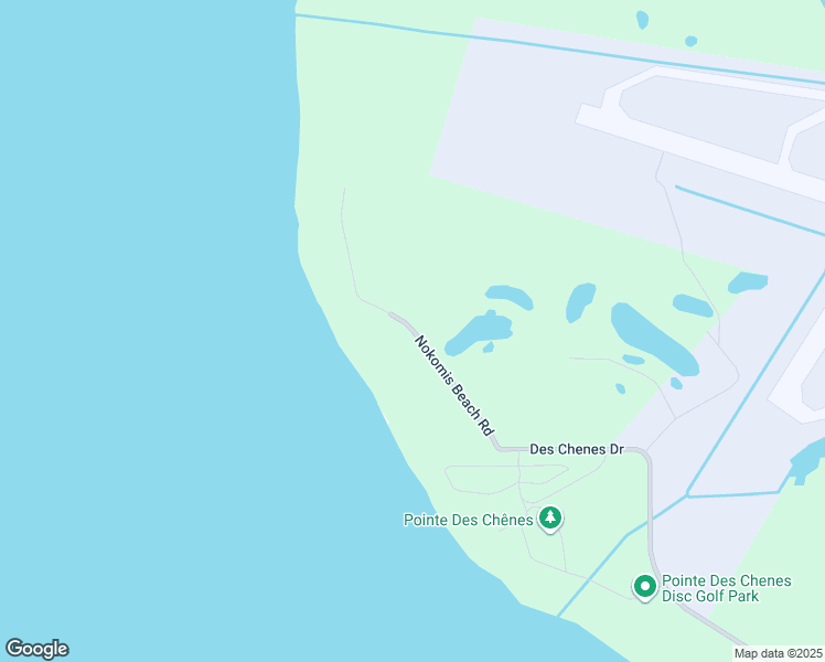 map of restaurants, bars, coffee shops, grocery stores, and more near Nokomis Beach Road in Sault Ste. Marie