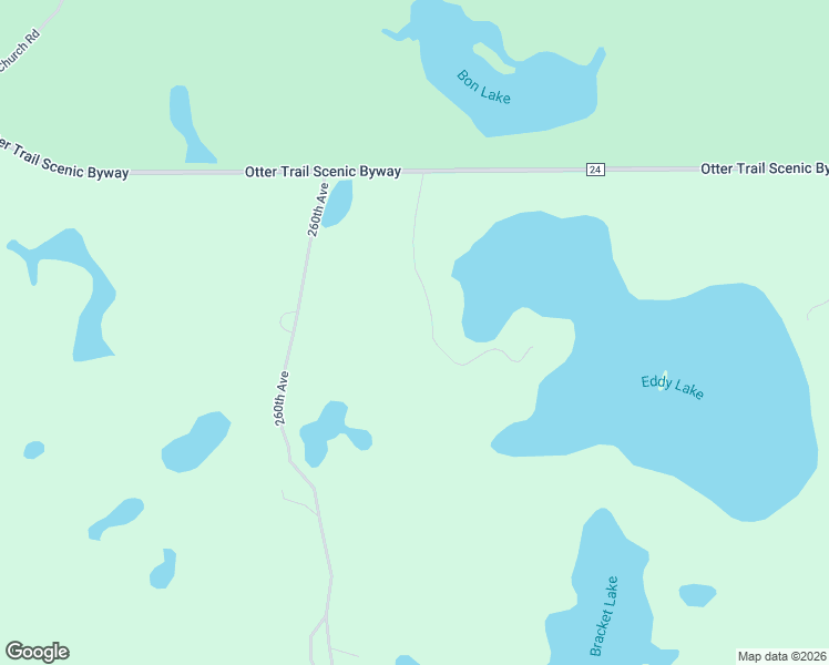 map of restaurants, bars, coffee shops, grocery stores, and more near 26178 County Highway 24 in Erhard