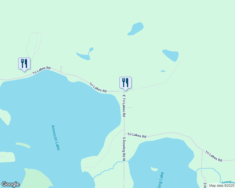 map of restaurants, bars, coffee shops, grocery stores, and more near 4712 East Tri Lakes Road in Superior