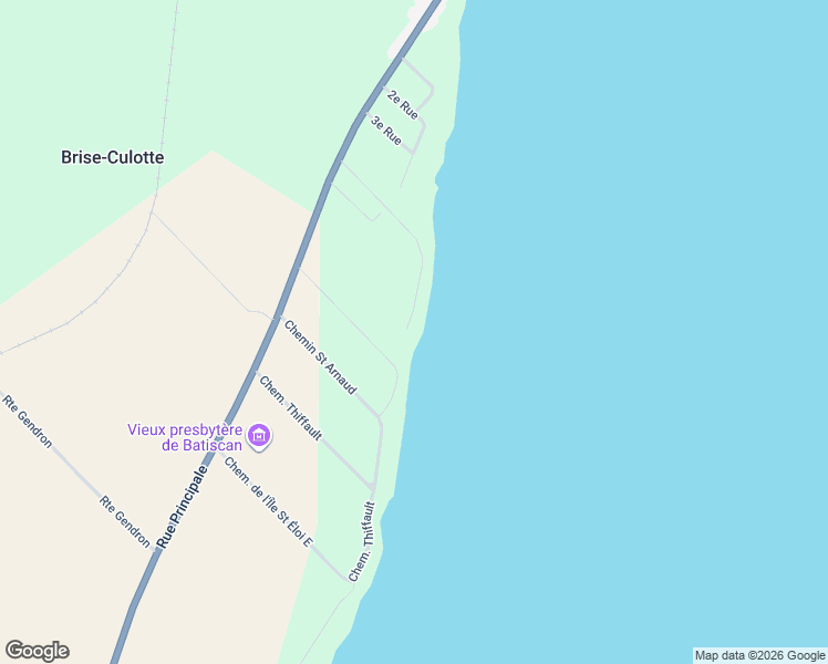 map of restaurants, bars, coffee shops, grocery stores, and more near 400 Chemin Couet in Batiscan