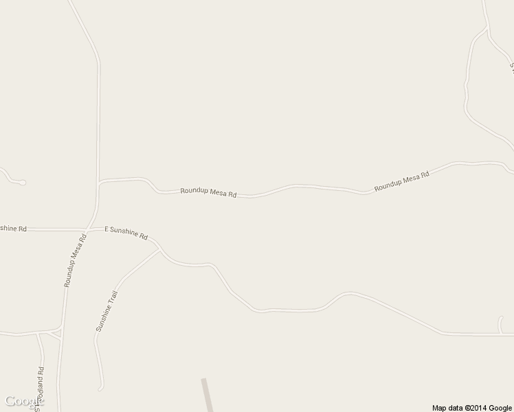 map of restaurants, bars, coffee shops, grocery stores, and more near 136 Roundup Mesa Road in Roundup