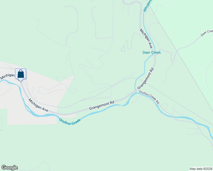map of restaurants, bars, coffee shops, grocery stores, and more near 2043 Konkolville Road in Orofino
