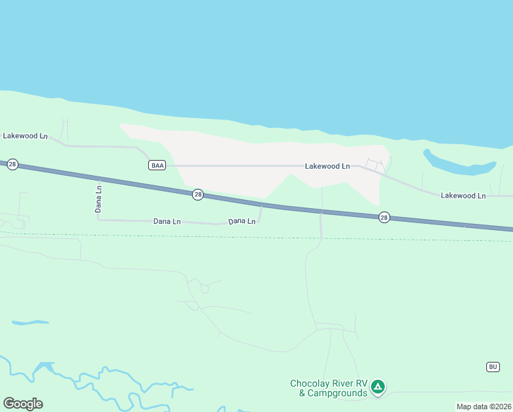 map of restaurants, bars, coffee shops, grocery stores, and more near 101 Dana Lane in Marquette