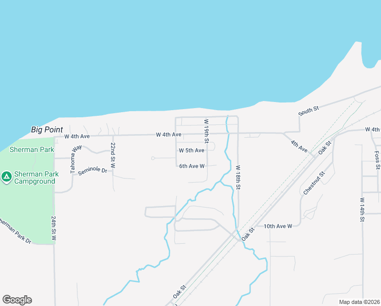 map of restaurants, bars, coffee shops, grocery stores, and more near 2227 West 5th Avenue in Sault Ste. Marie