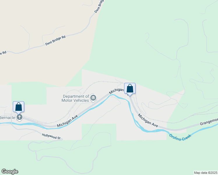 map of restaurants, bars, coffee shops, grocery stores, and more near 2310 Michigan Avenue in Orofino