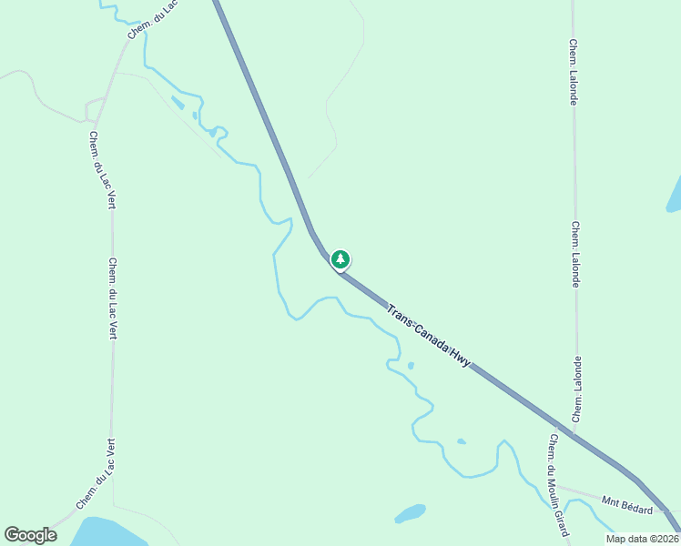 map of restaurants, bars, coffee shops, grocery stores, and more near Route 117 Nord in Rivière-Rouge