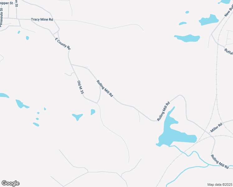 map of restaurants, bars, coffee shops, grocery stores, and more near 325-349 Rolling Mill Road in Negaunee