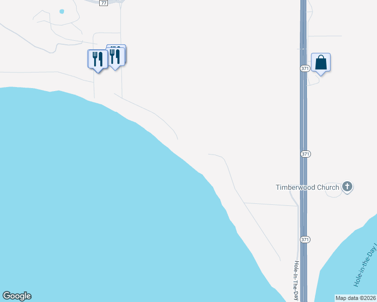 map of restaurants, bars, coffee shops, grocery stores, and more near 23190 Old Government Trail in Nisswa