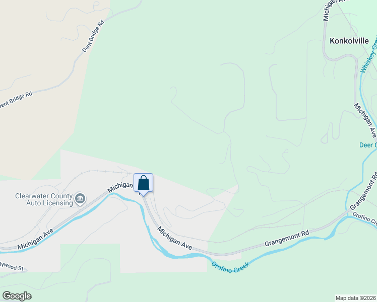 map of restaurants, bars, coffee shops, grocery stores, and more near 643 Adams Road in Orofino