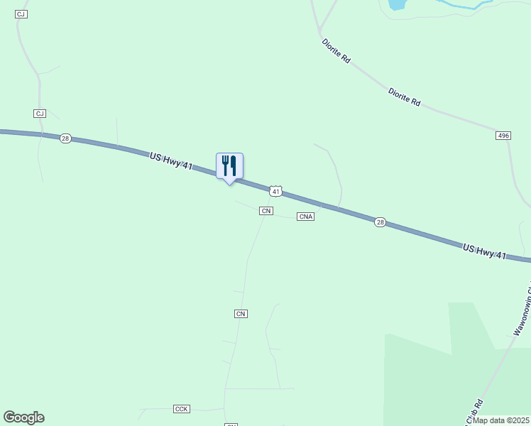 map of restaurants, bars, coffee shops, grocery stores, and more near 2 County Road Cna West in Champion