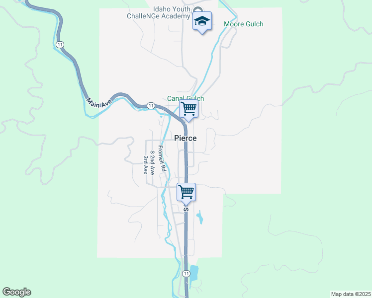 map of restaurants, bars, coffee shops, grocery stores, and more near 100 Clearwater Avenue in Pierce