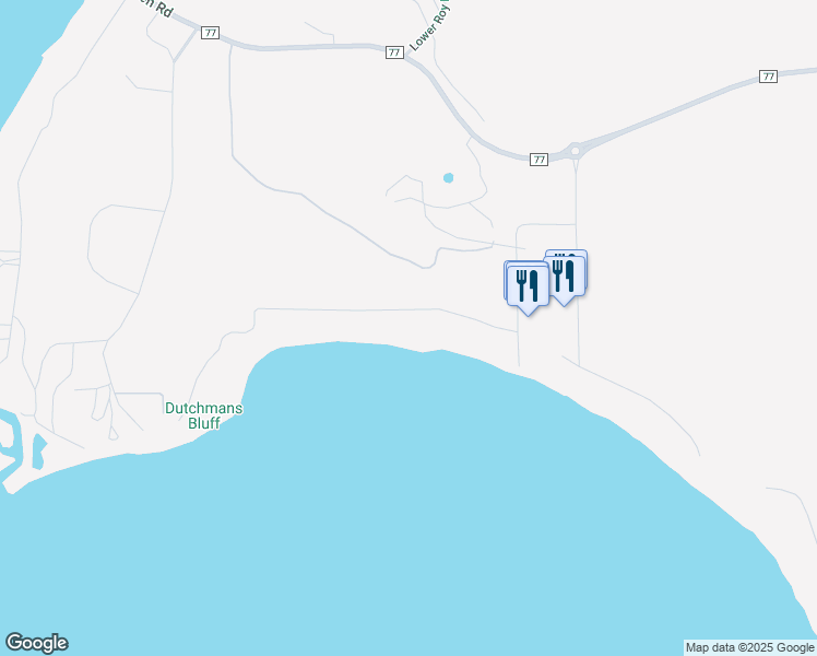 map of restaurants, bars, coffee shops, grocery stores, and more near in Lake Shore