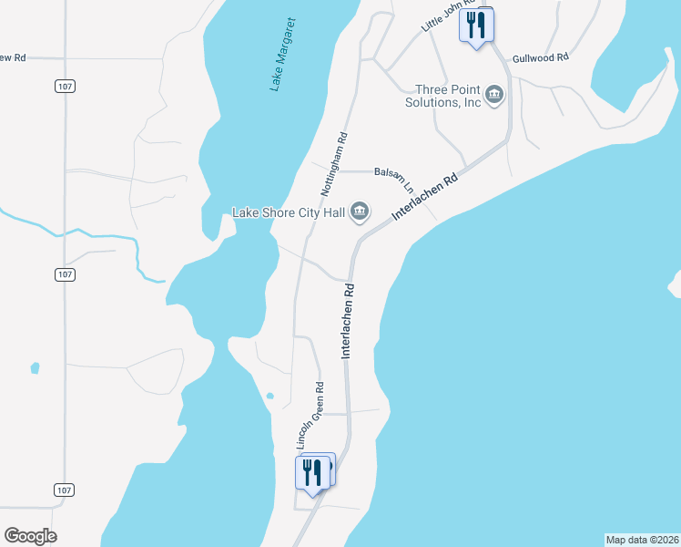 map of restaurants, bars, coffee shops, grocery stores, and more near 8619 Interlachen Road in Nisswa