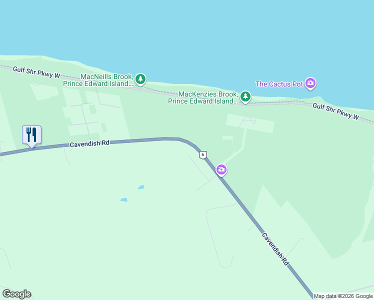 map of restaurants, bars, coffee shops, grocery stores, and more near 50 Jaynes Way in North Rustico