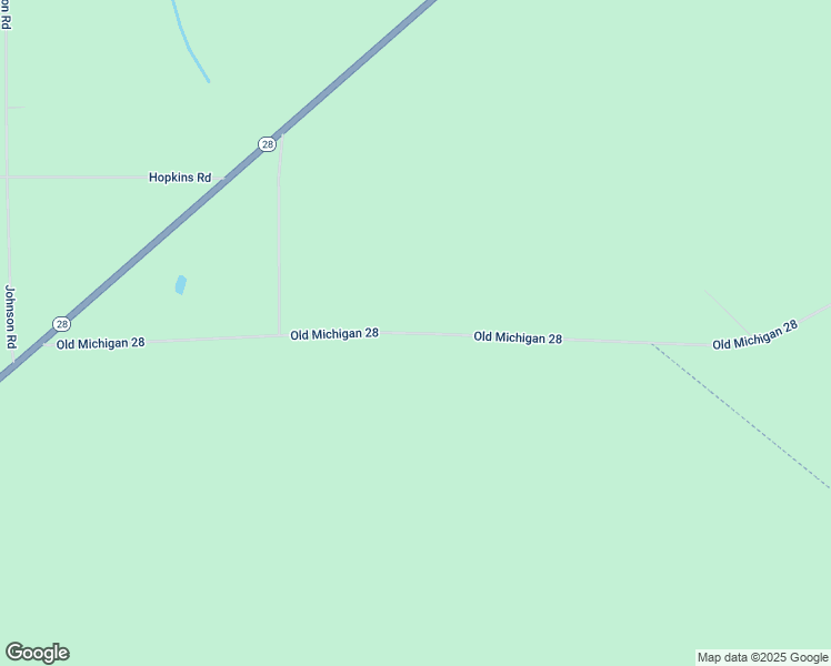 map of restaurants, bars, coffee shops, grocery stores, and more near Old Michigan 28 in Wakefield