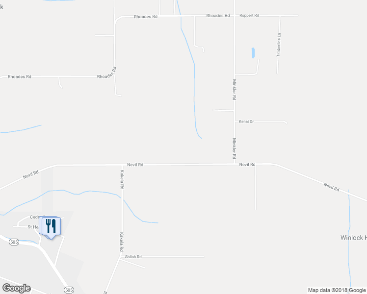 map of restaurants, bars, coffee shops, grocery stores, and more near 759 Nevil Road in Winlock