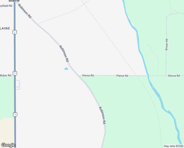 map of restaurants, bars, coffee shops, grocery stores, and more near 26 Pierce Road in Blaine