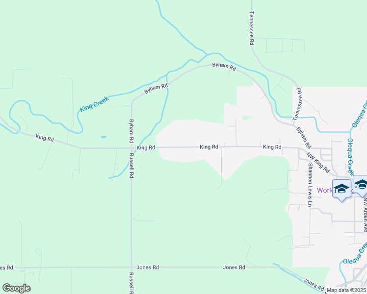 map of restaurants, bars, coffee shops, grocery stores, and more near 878 King Road in Winlock