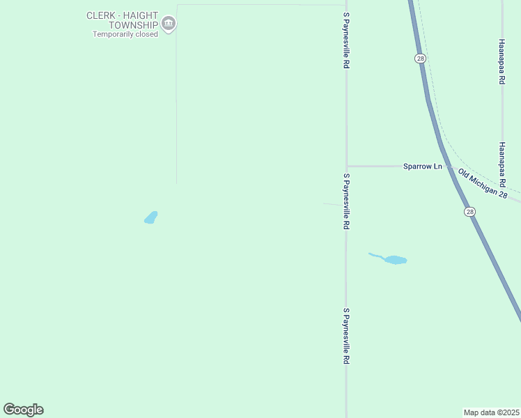 map of restaurants, bars, coffee shops, grocery stores, and more near in Bruce Crossing