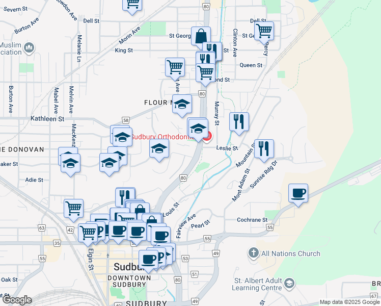 227 Notre Dame Avenue, Greater Sudbury ON Walk Score