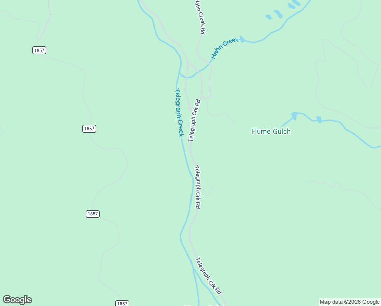 map of restaurants, bars, coffee shops, grocery stores, and more near Telegraph Creek Road in Elliston