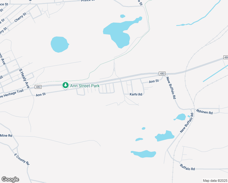 map of restaurants, bars, coffee shops, grocery stores, and more near 101-179 Sherman Street in Negaunee