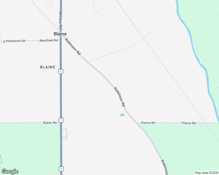 map of restaurants, bars, coffee shops, grocery stores, and more near 107 Robinson Road in Blaine