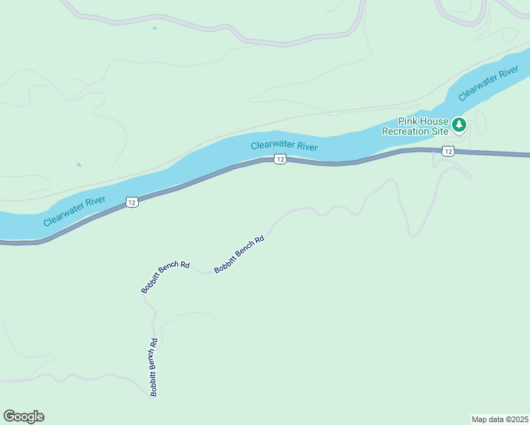 map of restaurants, bars, coffee shops, grocery stores, and more near 1270 Bobbitt Bench Road in Orofino