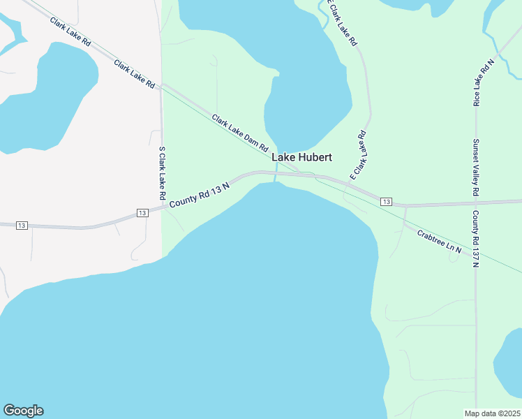 map of restaurants, bars, coffee shops, grocery stores, and more near in Lake Hubert