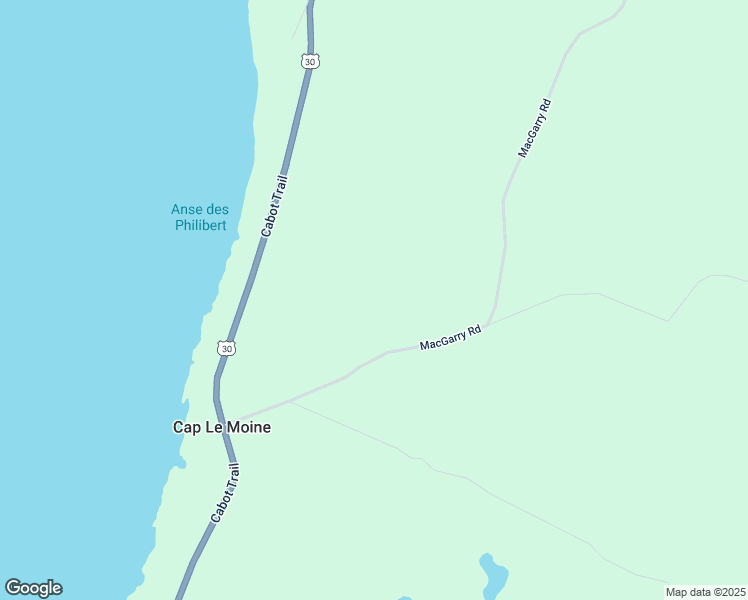 map of restaurants, bars, coffee shops, grocery stores, and more near MacGarry Road in Inverness County
