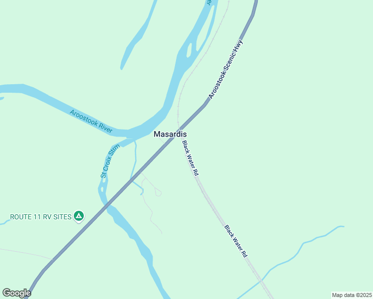 map of restaurants, bars, coffee shops, grocery stores, and more near 8 Black Water Road in Masardis