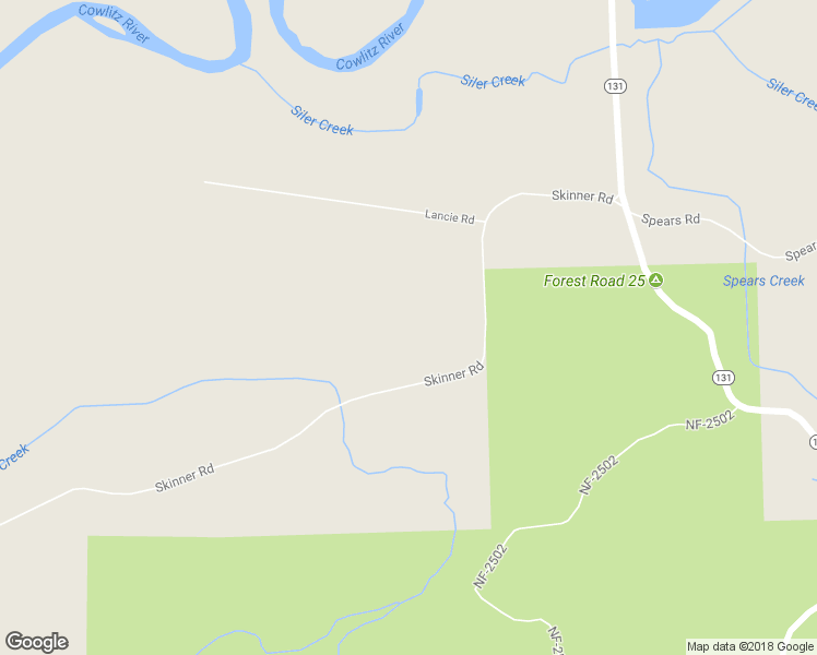 map of restaurants, bars, coffee shops, grocery stores, and more near 192 Skinner Road in Randle