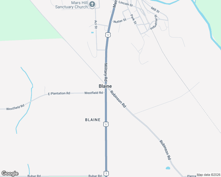 map of restaurants, bars, coffee shops, grocery stores, and more near 12 Robinson Road in Blaine