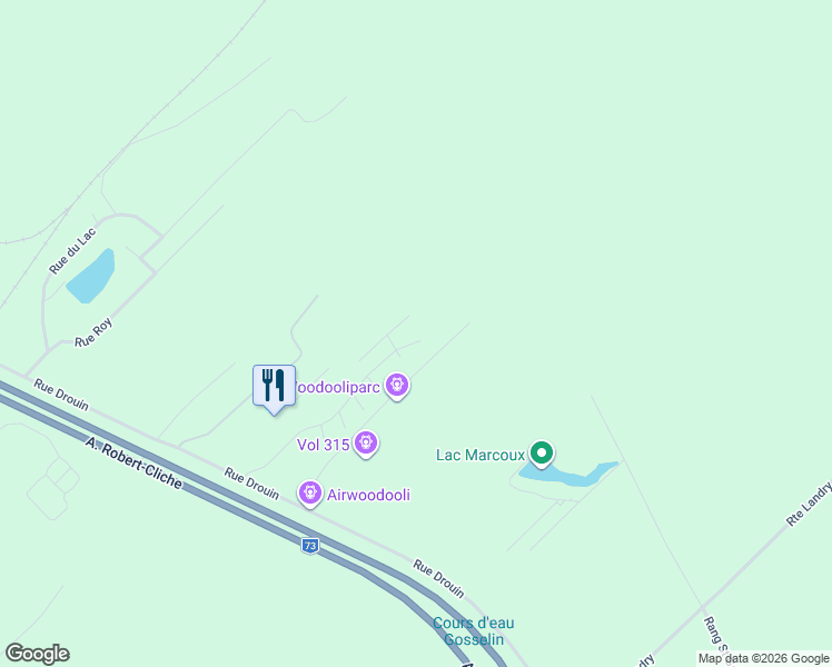 map of restaurants, bars, coffee shops, grocery stores, and more near 59 Rue du Boisé-du-Vigneron in Scott