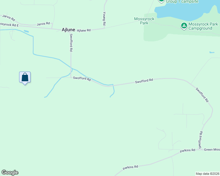 map of restaurants, bars, coffee shops, grocery stores, and more near 251 Swofford Road in Mossyrock