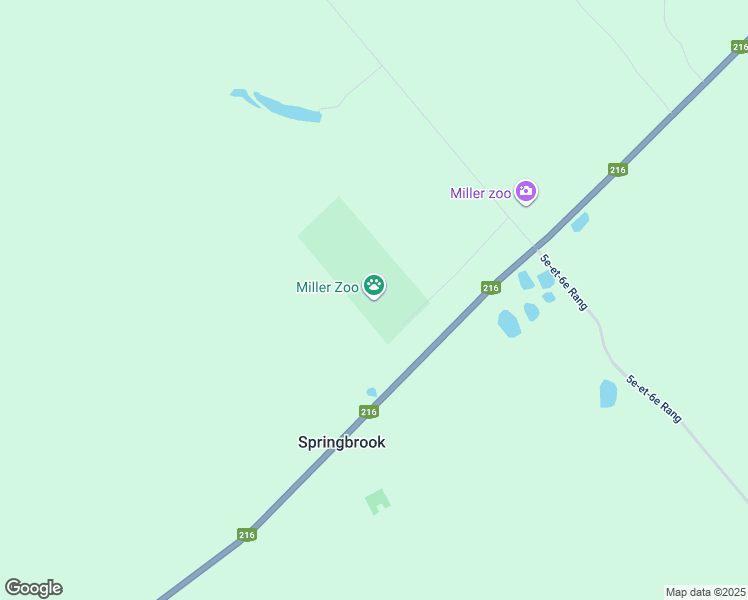 map of restaurants, bars, coffee shops, grocery stores, and more near 20 Route Hurley in Frampton