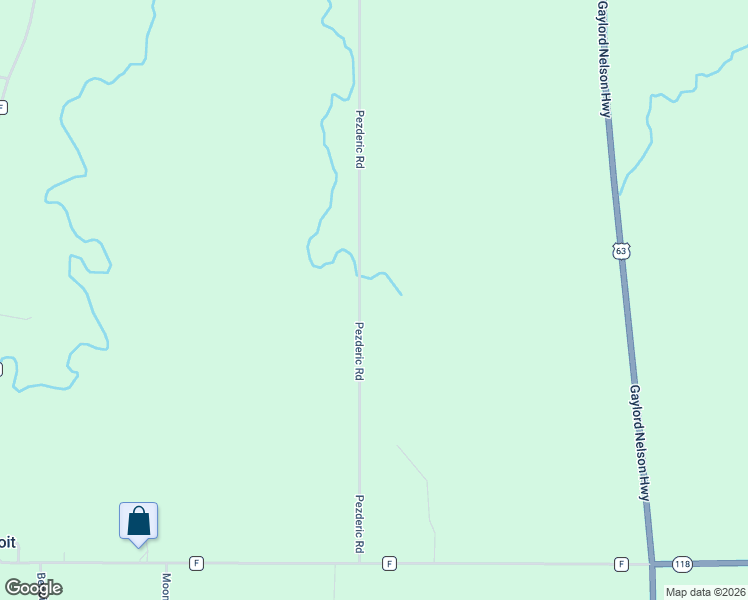 map of restaurants, bars, coffee shops, grocery stores, and more near 64499 Pezderic Road in Ashland