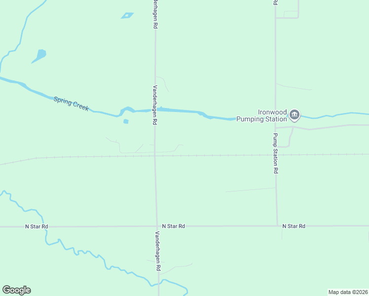 map of restaurants, bars, coffee shops, grocery stores, and more near N11432 Vanderhagen Road in Ironwood
