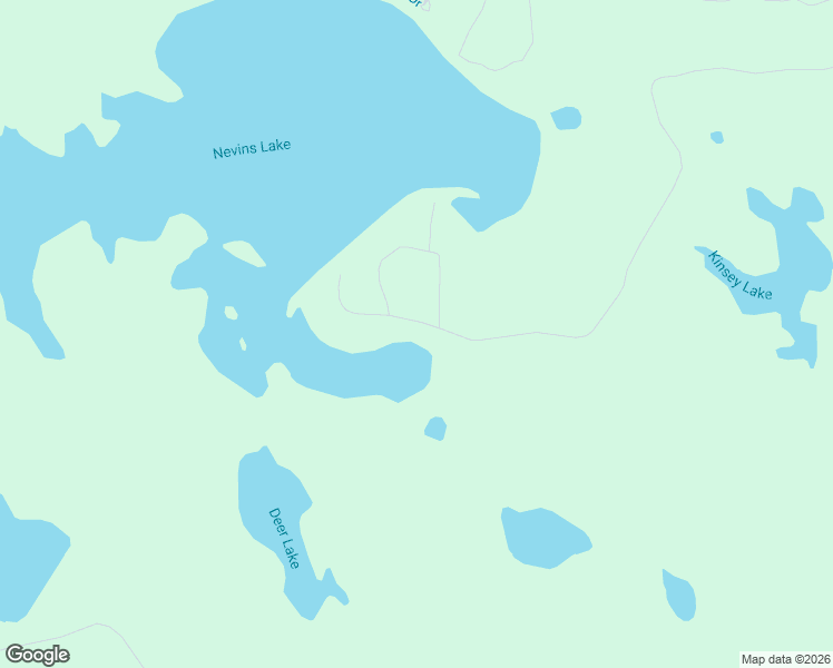 map of restaurants, bars, coffee shops, grocery stores, and more near E16983 Nevins Lake Road in Shingleton