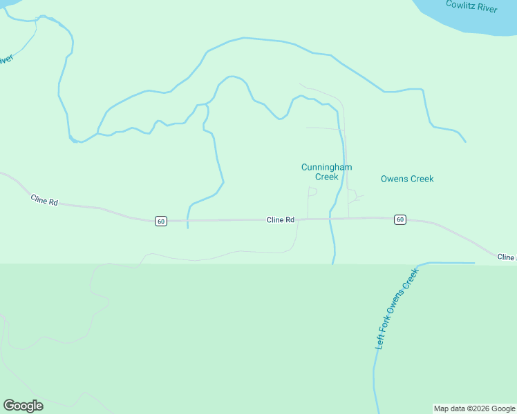 map of restaurants, bars, coffee shops, grocery stores, and more near 1211 Cline Road in Randle