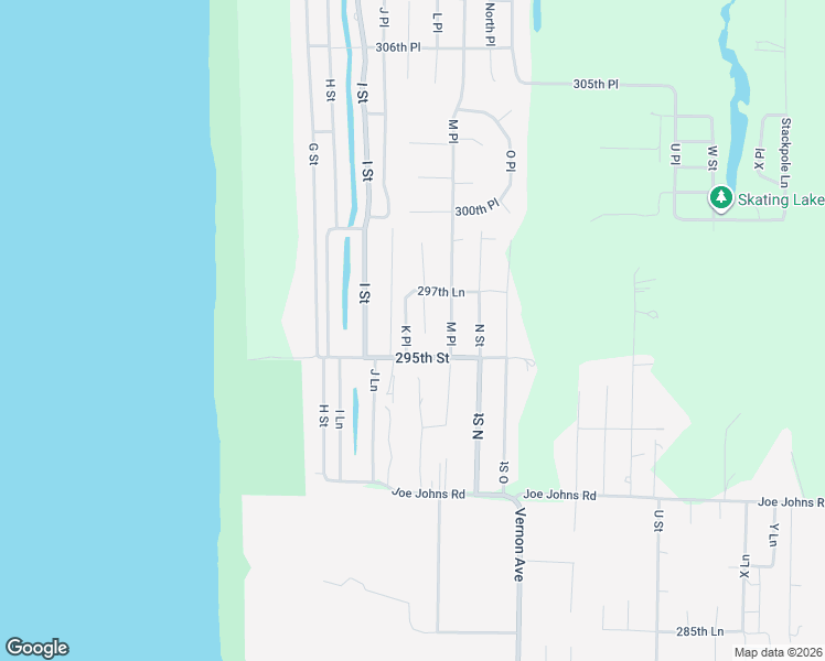 map of restaurants, bars, coffee shops, grocery stores, and more near 29512 K Place in Ocean Park