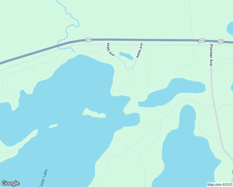 map of restaurants, bars, coffee shops, grocery stores, and more near 44489 349th Lane in Aitkin