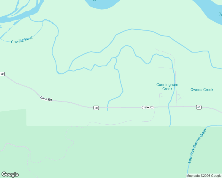 map of restaurants, bars, coffee shops, grocery stores, and more near 1179 Cline Road in Randle