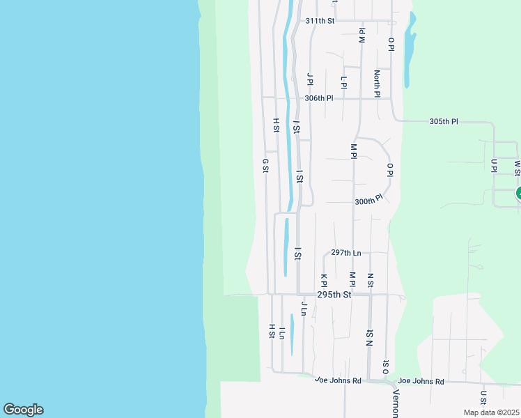 map of restaurants, bars, coffee shops, grocery stores, and more near 30001 G Street in Ocean Park