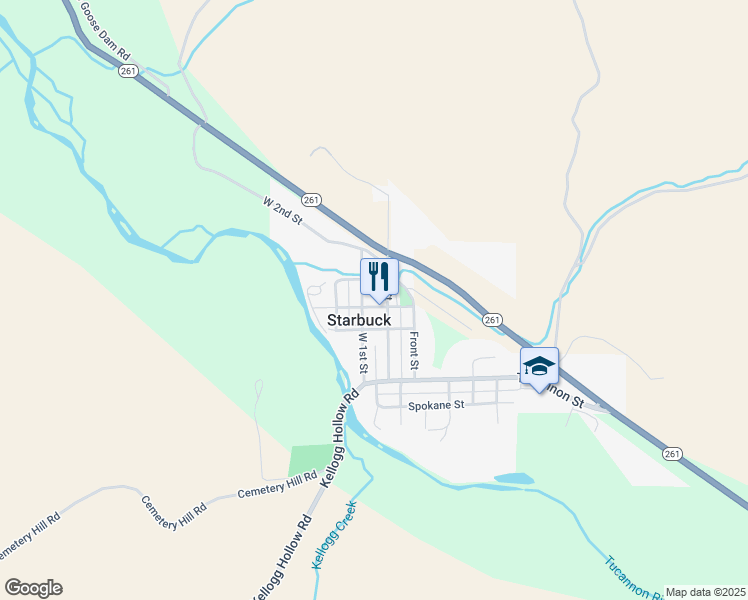 map of restaurants, bars, coffee shops, grocery stores, and more near in Starbuck